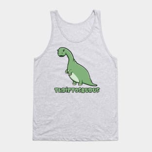 Thrifting Thriftosaurus Dinosaur Tank Top